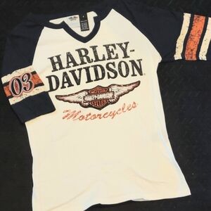 Women's Harley Davison shirt